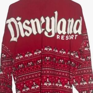Disney Red and White Sweatshirt